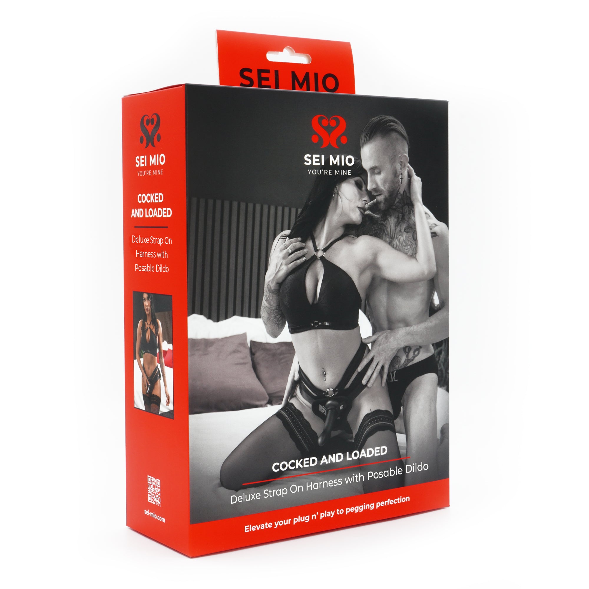 Cocked and Loaded - Deluxe Strap-on Harness with Posable Dildo