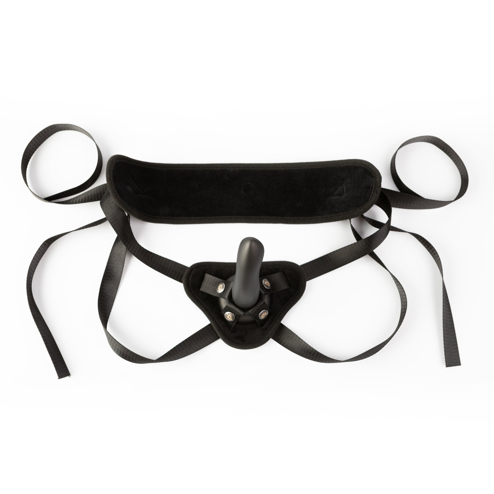 Cocked and Loaded - Deluxe Strap-on Harness with Posable Dildo