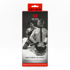 Neck Firmly In Check - Adjustable Neck and Wrist Restraint Kit