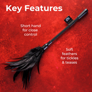 Tickled Kink - Soft Mini Feather Tickler