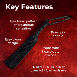 Tread Carefully - Tyre Textured Spanking Paddle