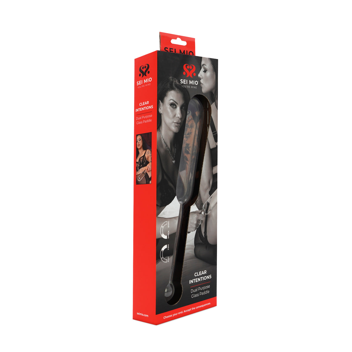 Clear Intentions - Dual Purpose Glass Paddle