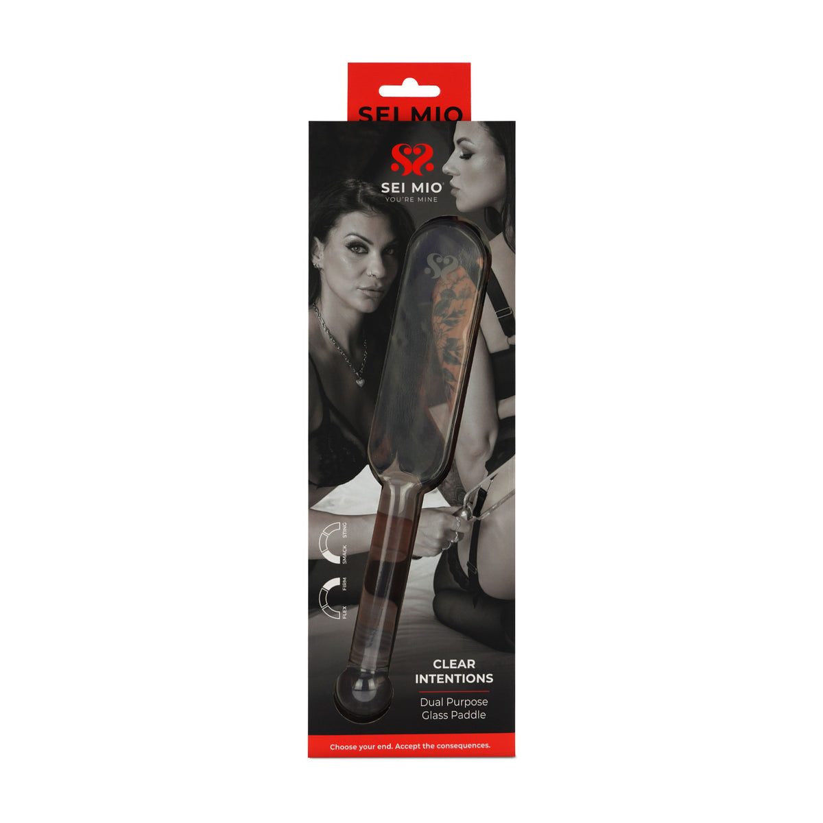 Clear Intentions - Dual Purpose Glass Paddle