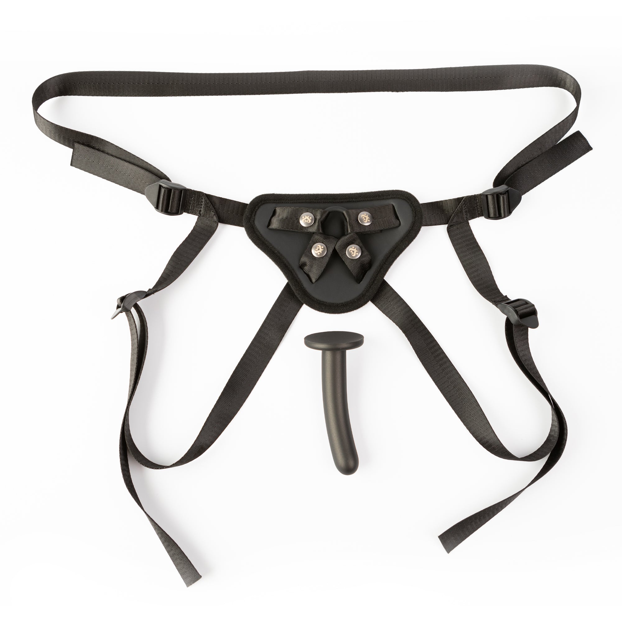 Perfectly Pegged - Adjustable Strap on Harness with Dildo