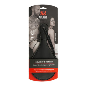 Roundly Chastised - Broad Circular Spanking Paddle