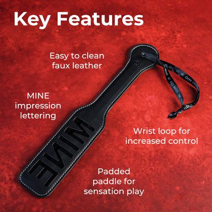 You're All Mine - Impression Spanking Paddle
