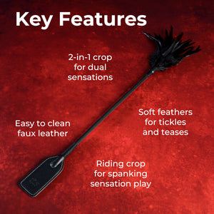 Slap & Tickle - Dual Ended Crop & Tickler
