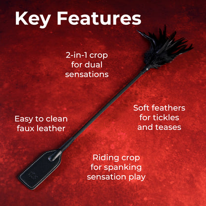 Slap & Tickle - Dual Ended Crop & Tickler