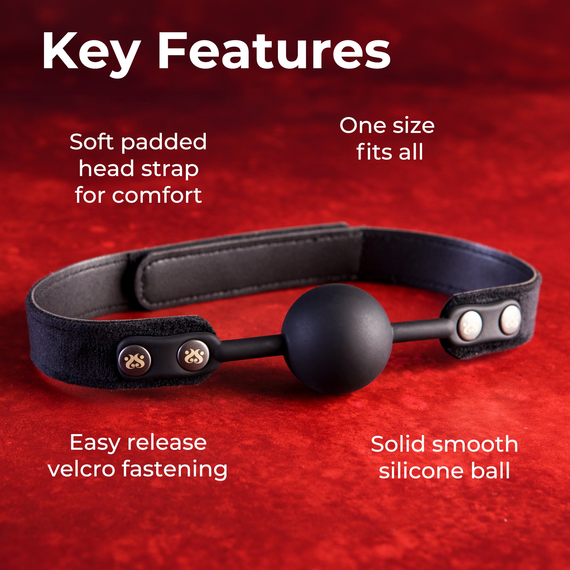 Strictly Come Quietly - Soft Strap Silicone Ball Gag