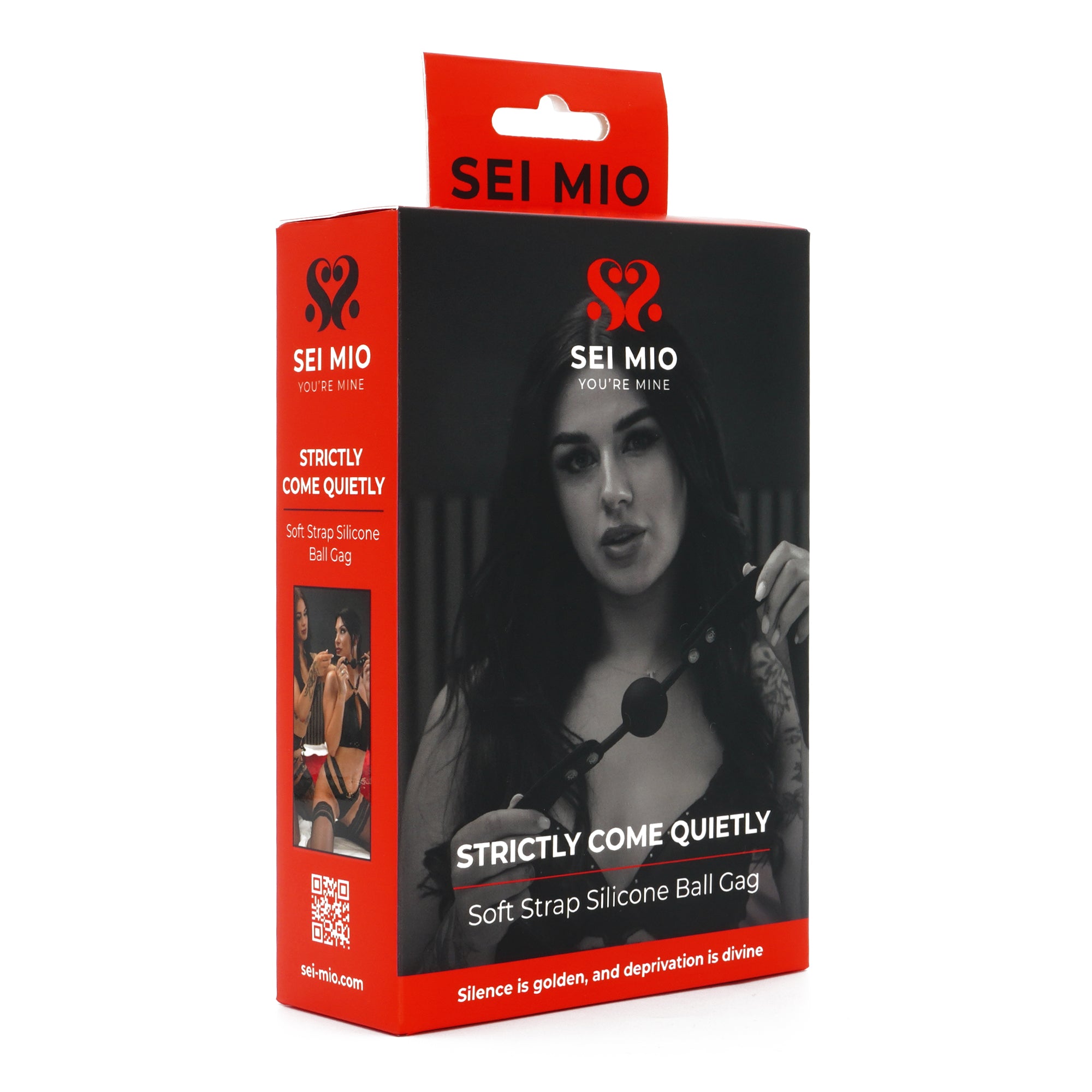 Strictly Come Quietly - Soft Strap Silicone Ball Gag