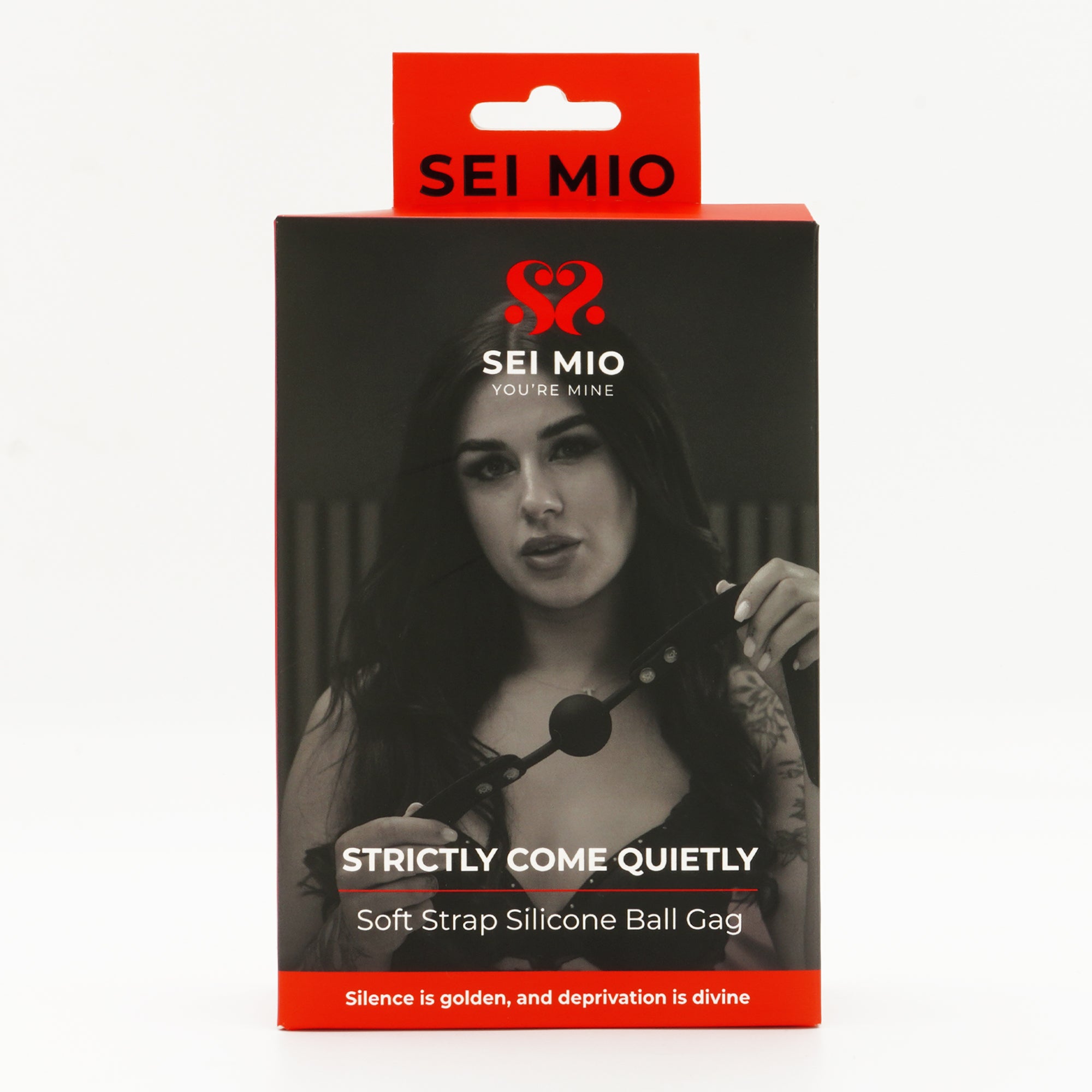 Strictly Come Quietly - Soft Strap Silicone Ball Gag