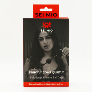 Strictly Come Quietly - Soft Strap Silicone Ball Gag