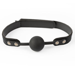 Strictly Come Quietly - Soft Strap Silicone Ball Gag