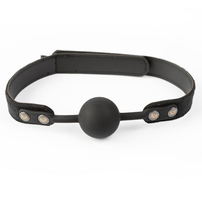 Strictly Come Quietly - Soft Strap Silicone Ball Gag