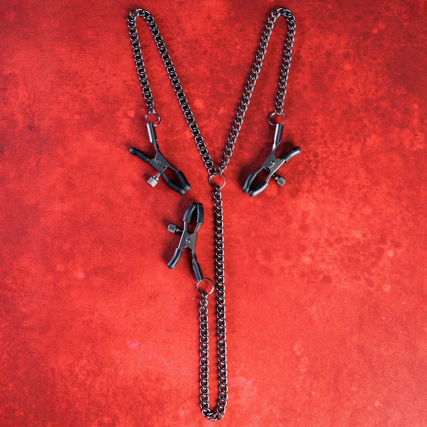 Triple Tease - Adjustable Nipple Clamps and Clit Clamp