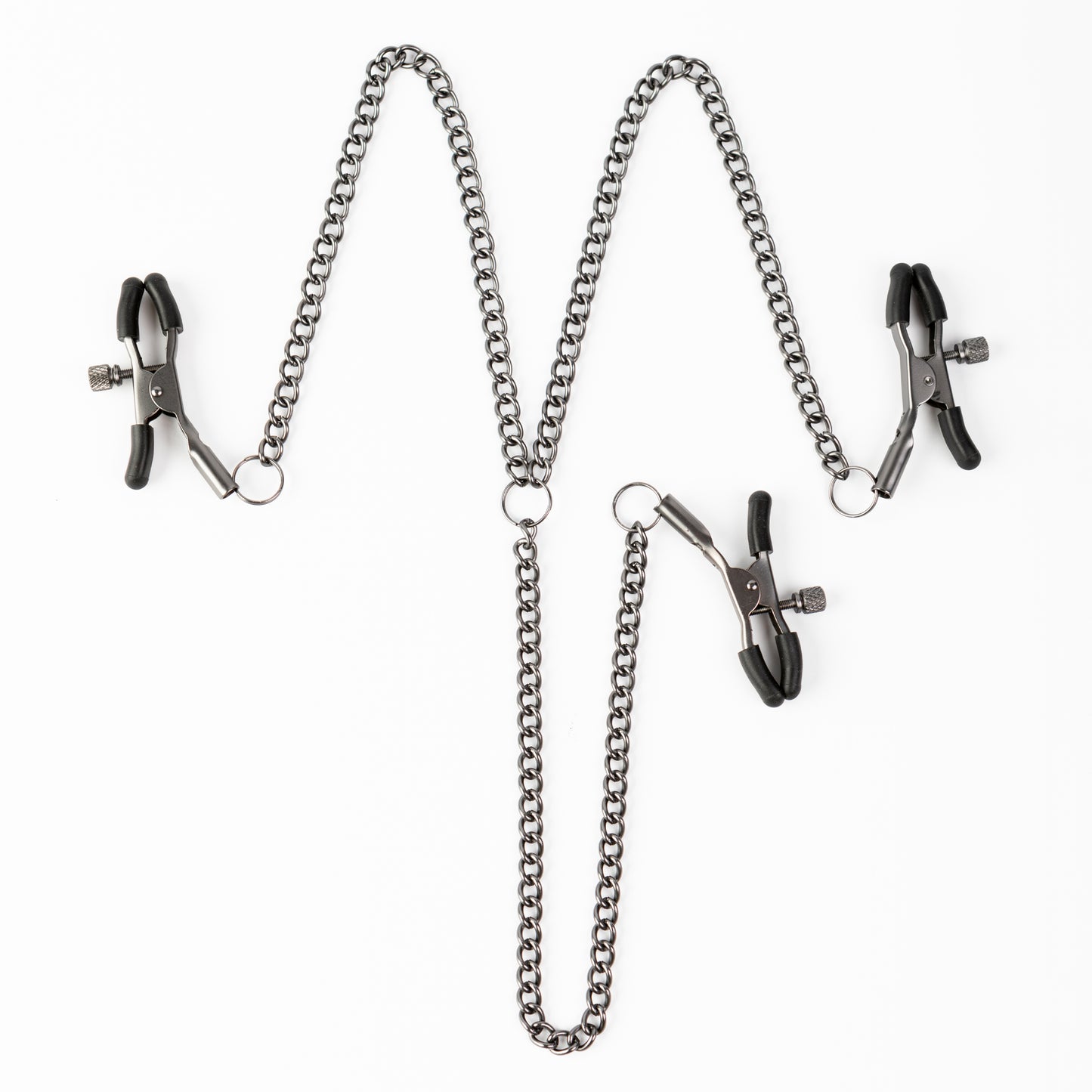 Triple Tease - Adjustable Nipple Clamps and Clit Clamp