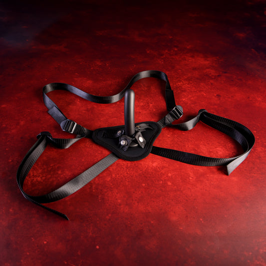 Perfectly Pegged - Adjustable Strap on Harness with Dildo
