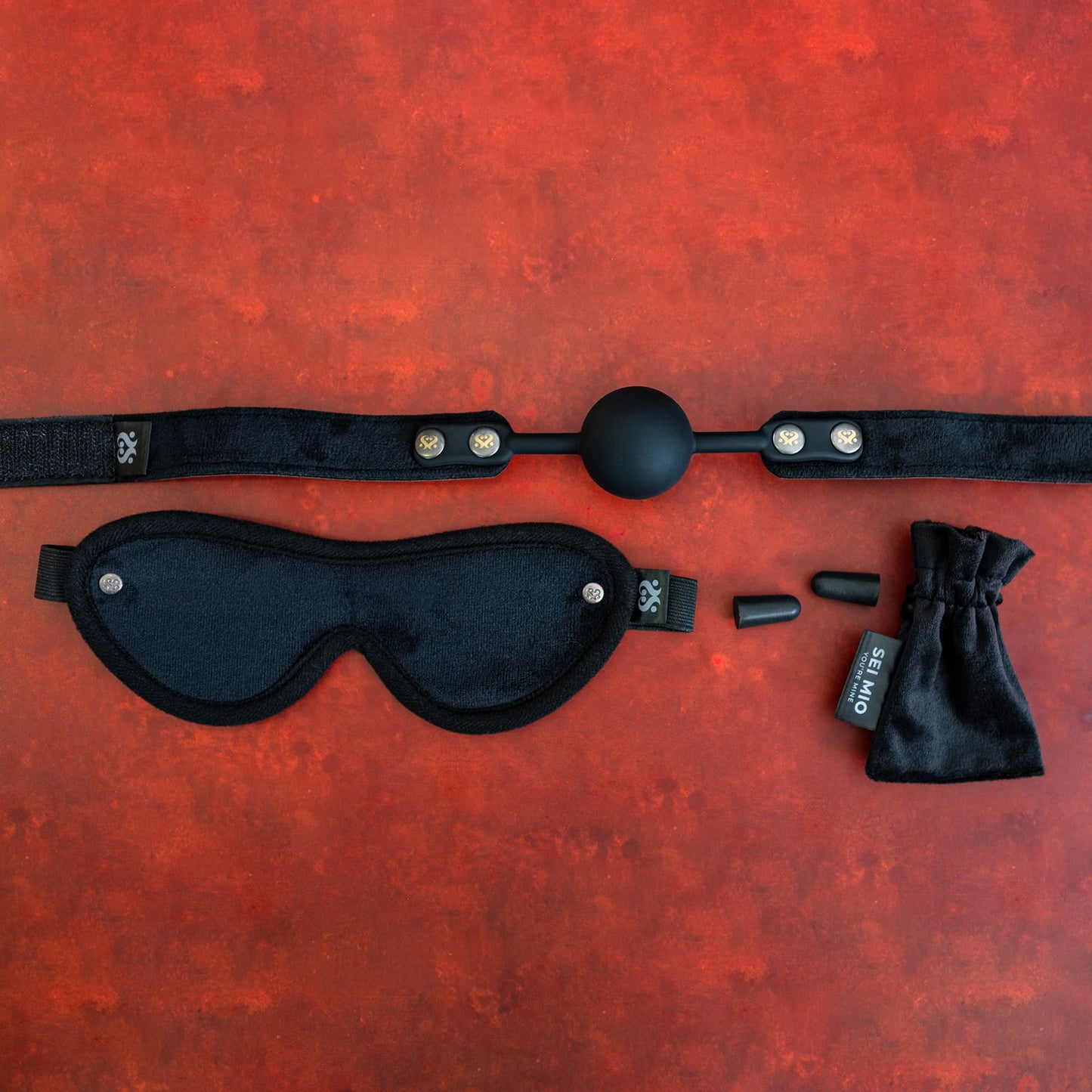 Sensory Surrender - Blindfold, Gag and Earplug Kit