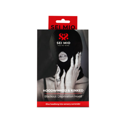 Hoodwinked and Kinked - Deprivation Hood with Blackout Panel