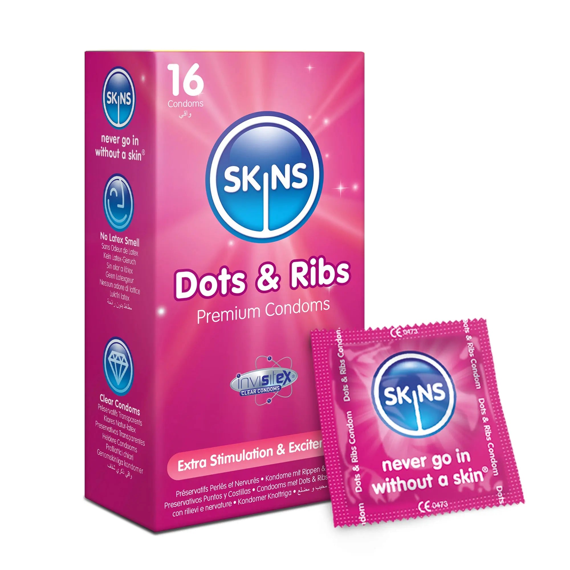 Skins Ribbed & Dotted Condoms