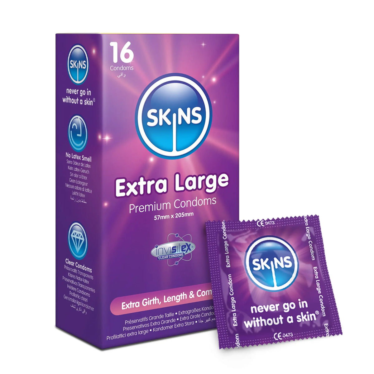Skins Extra Large Condoms
