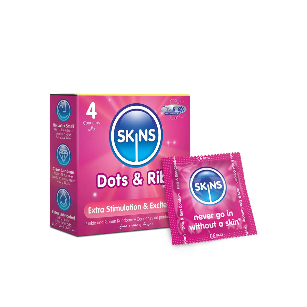 Skins Ribbed & Dotted Condoms
