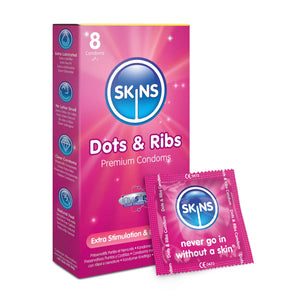 Skins Ribbed & Dotted Condoms