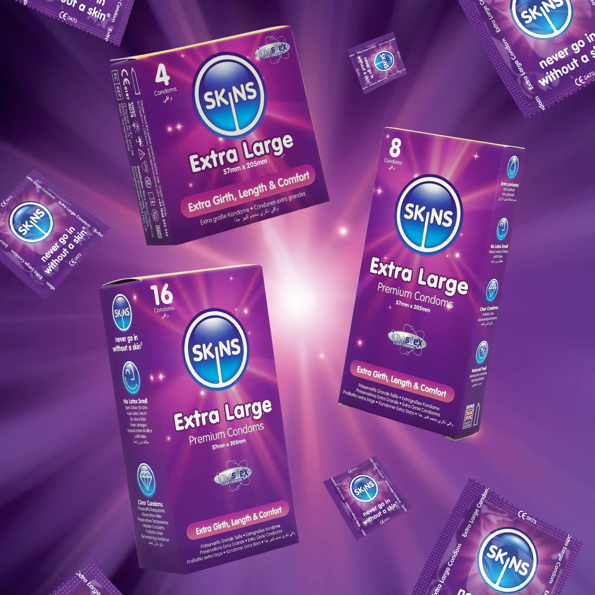 Skins Extra Large Condoms