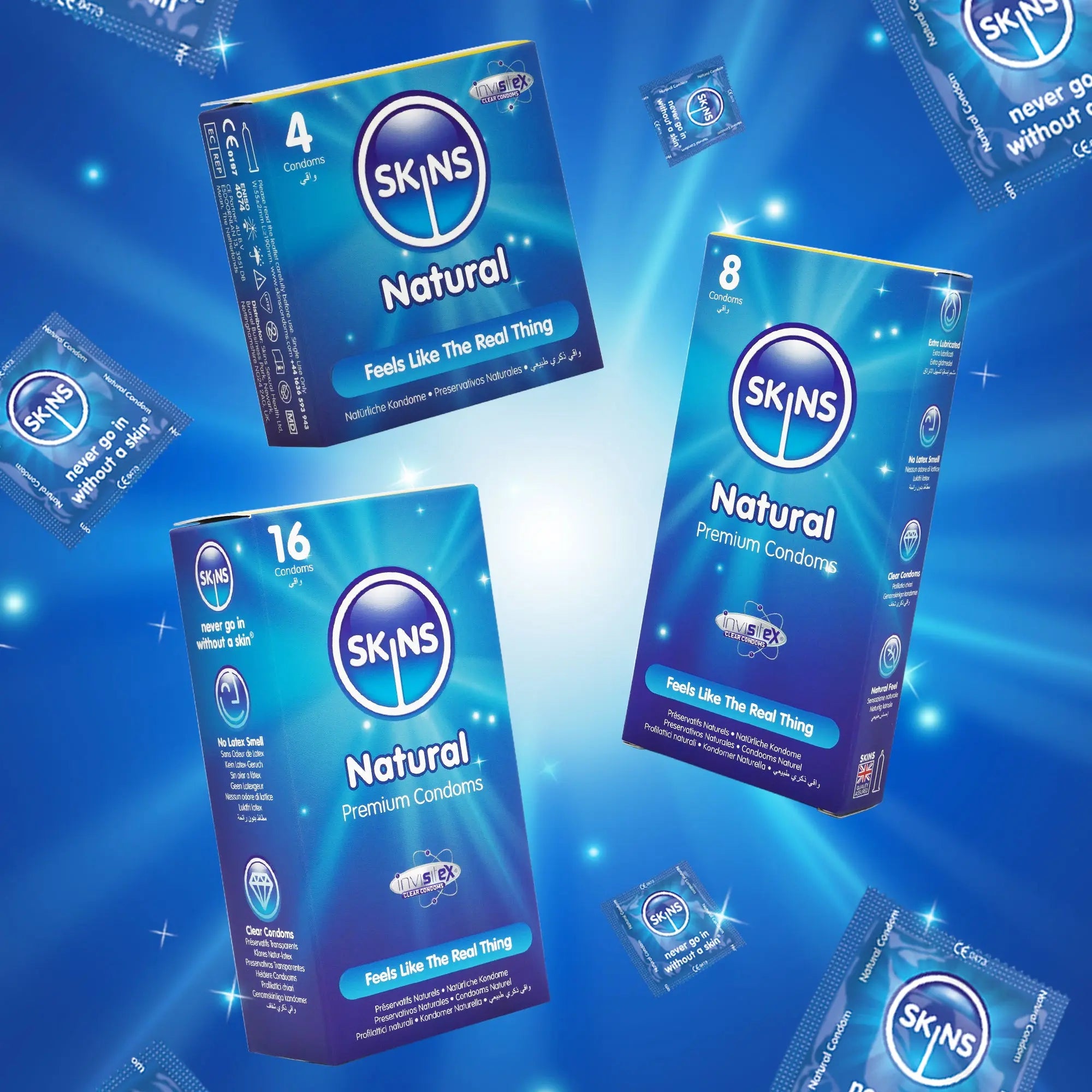 Skins Natural Latex Condoms