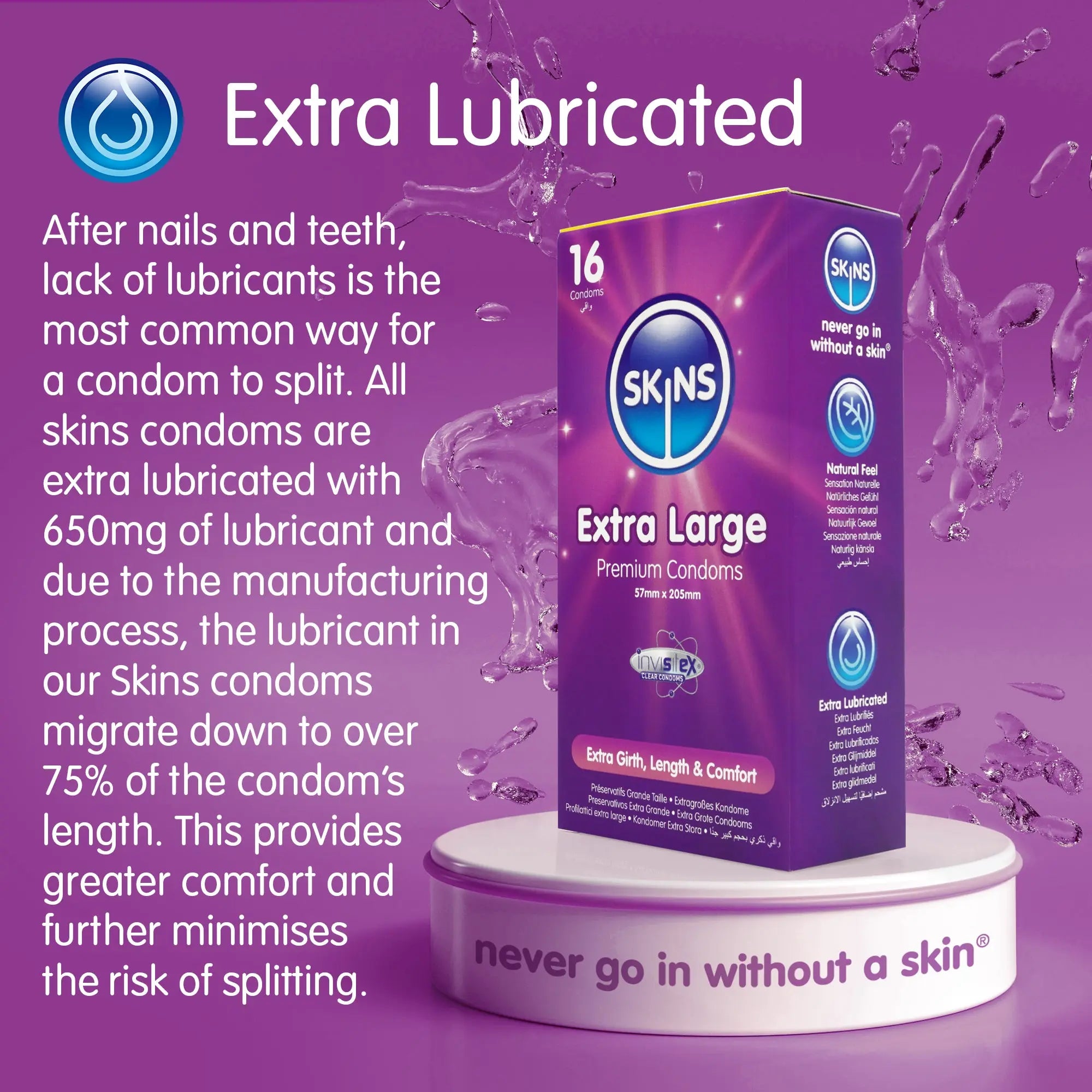 Skins Extra Large Condoms