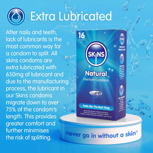 Skins Natural Latex Condoms