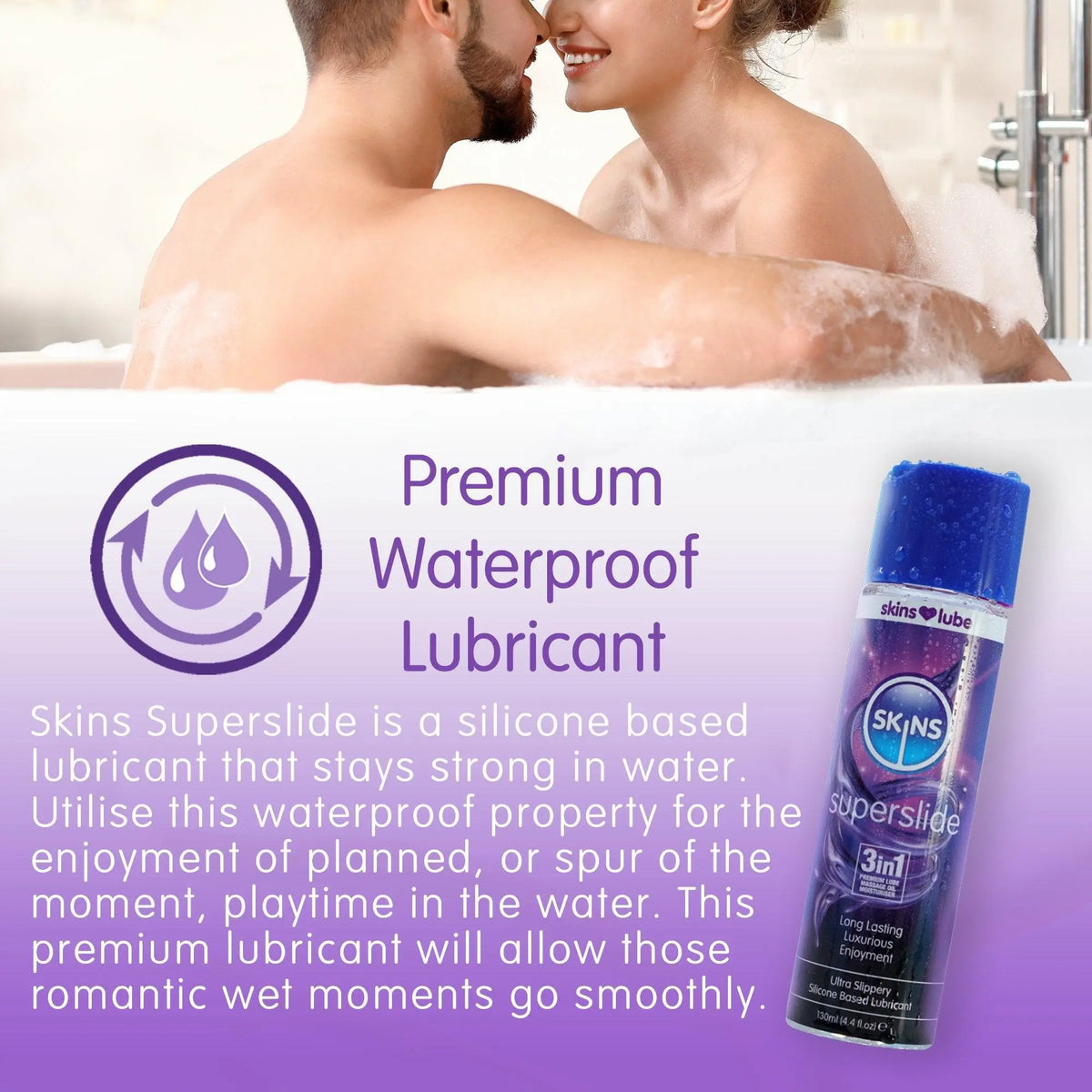 Skins Superslide Silicone Based Lubricant